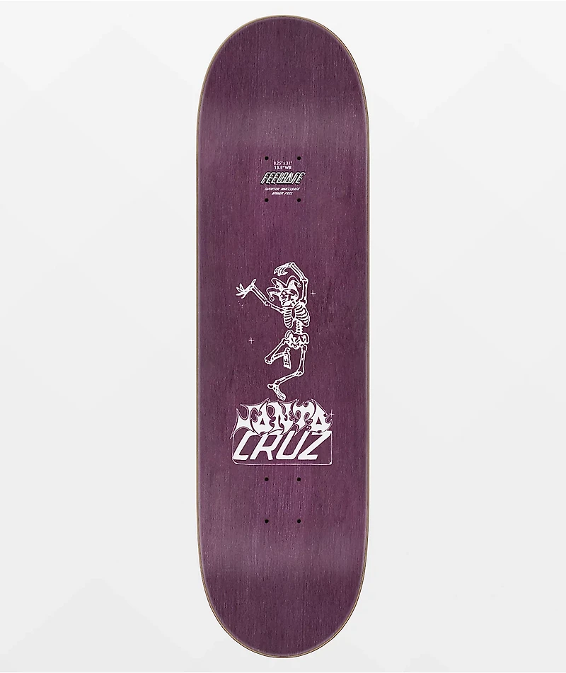 Santa Cruz Delfino Puppet Master Feelbase 8.25" Skateboard Deck