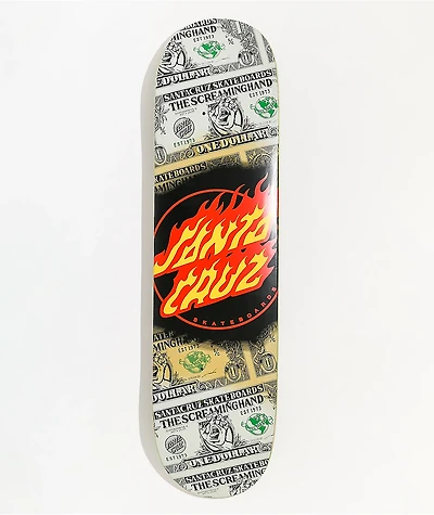 Santa Cruz Dollar Flame 8.0" Skateboard Deck