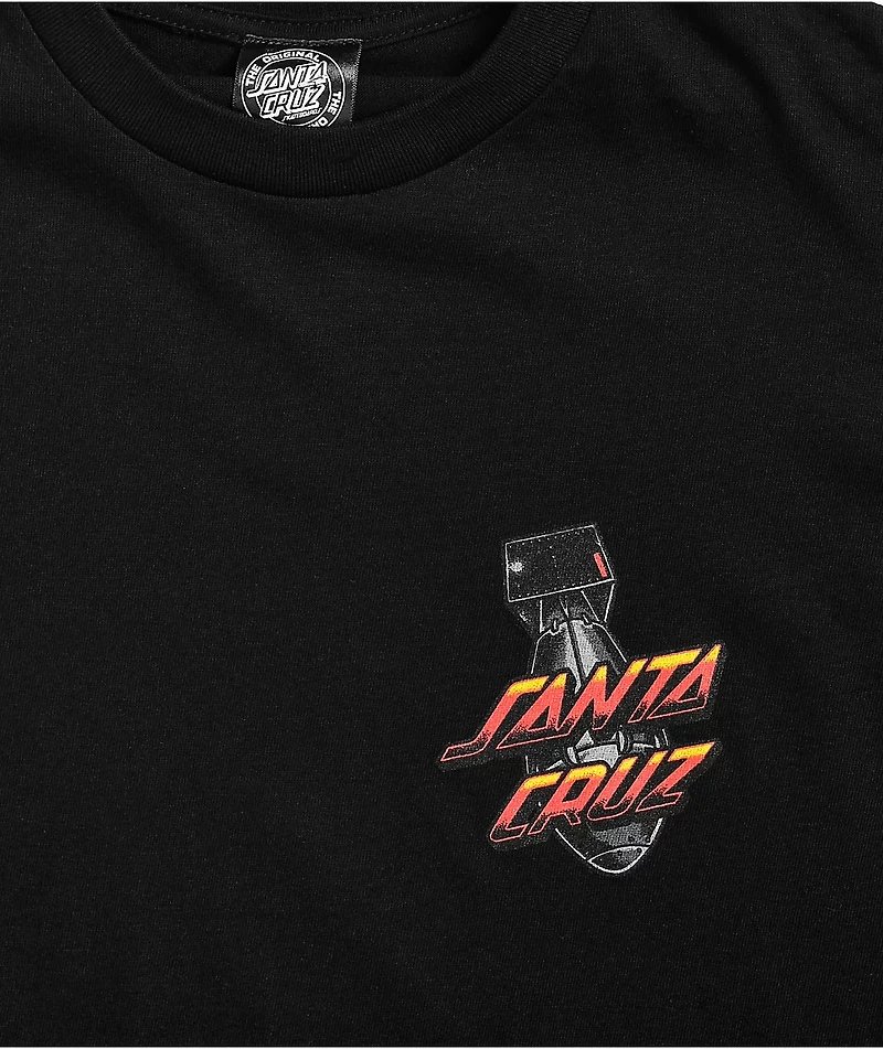 Santa Cruz Doom Dot Black T-Shirt