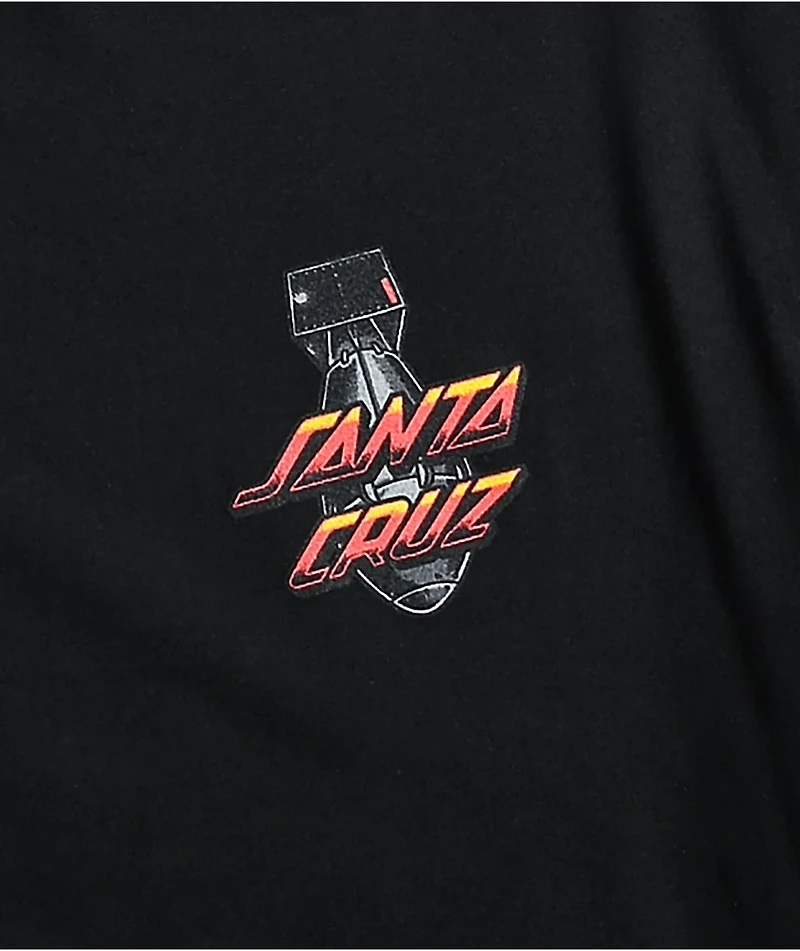 Santa Cruz Doom Dot Black T-Shirt