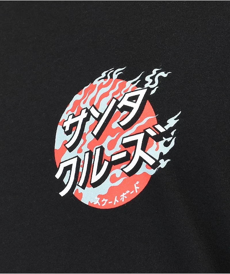 Santa Cruz Dragon Dot Black T-Shirt