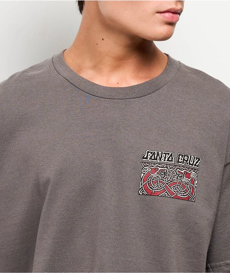 Santa Cruz Dressen Evo Charcoal T-Shirt