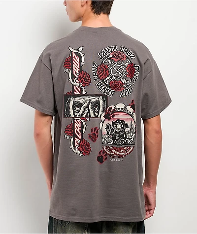 Santa Cruz Dressen Evo Charcoal T-Shirt