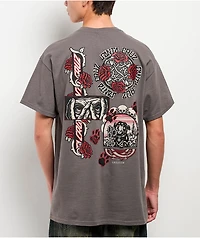 Santa Cruz Dressen Evo Charcoal T-Shirt