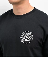 Santa Cruz Dressen Rose Vine Opus Black Long Sleeve T-Shirt
