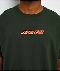 Santa Cruz Embroidered Green T-Shirt