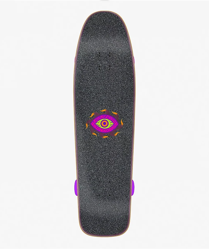 Santa Cruz Eye Glider 36" Cruiser Skateboard Complete