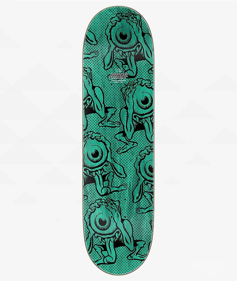 Santa Cruz Eyegore Prismatic FeelBase 8.0" Skateboard Deck