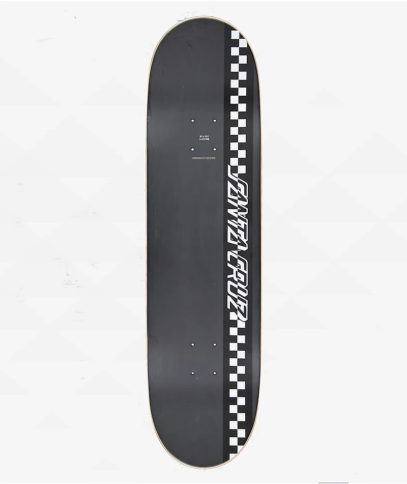 Santa Cruz Flame Dot Check 8.5" Skateboard Deck