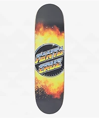 Santa Cruz Flame Everslick Chrome Dot 8.5" Skateboard Deck