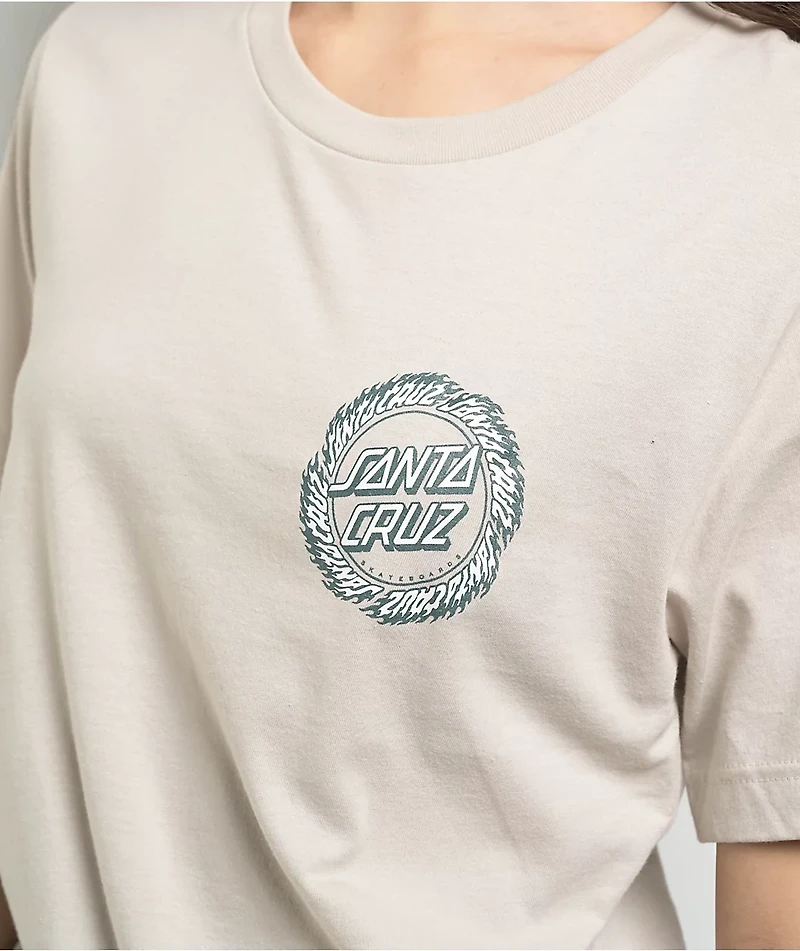 Santa Cruz Flame Ringed Dot Dust T-Shirt
