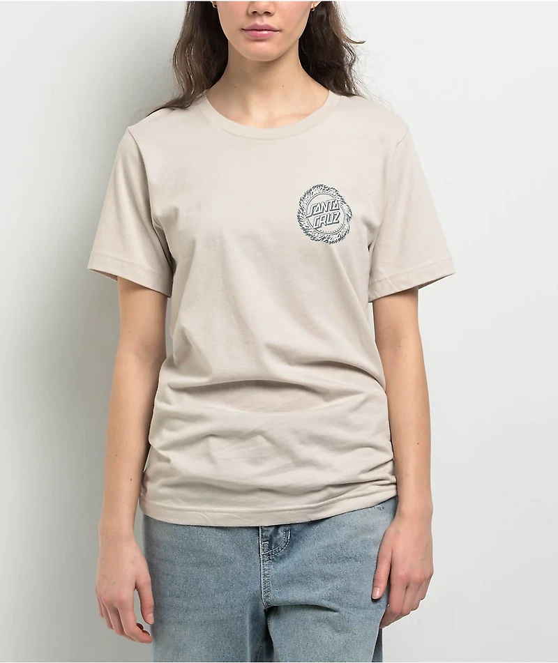 Santa Cruz Flame Ringed Dot Dust T-Shirt