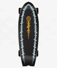 Santa Cruz Flaming Dice Dot Shark 27.69" Cruiser Skateboard Complete
