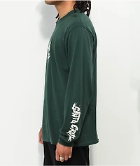 Santa Cruz Flare Dark Green Long Sleeve T-Shirt