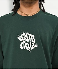 Santa Cruz Flare Dark Green Long Sleeve T-Shirt