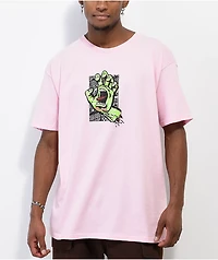 Santa Cruz Flier Hand Pink T-Shirt
