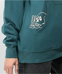 Santa Cruz Garden Teal Hoodie