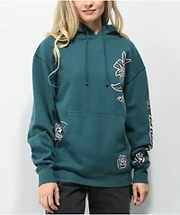 Santa Cruz Garden Teal Hoodie
