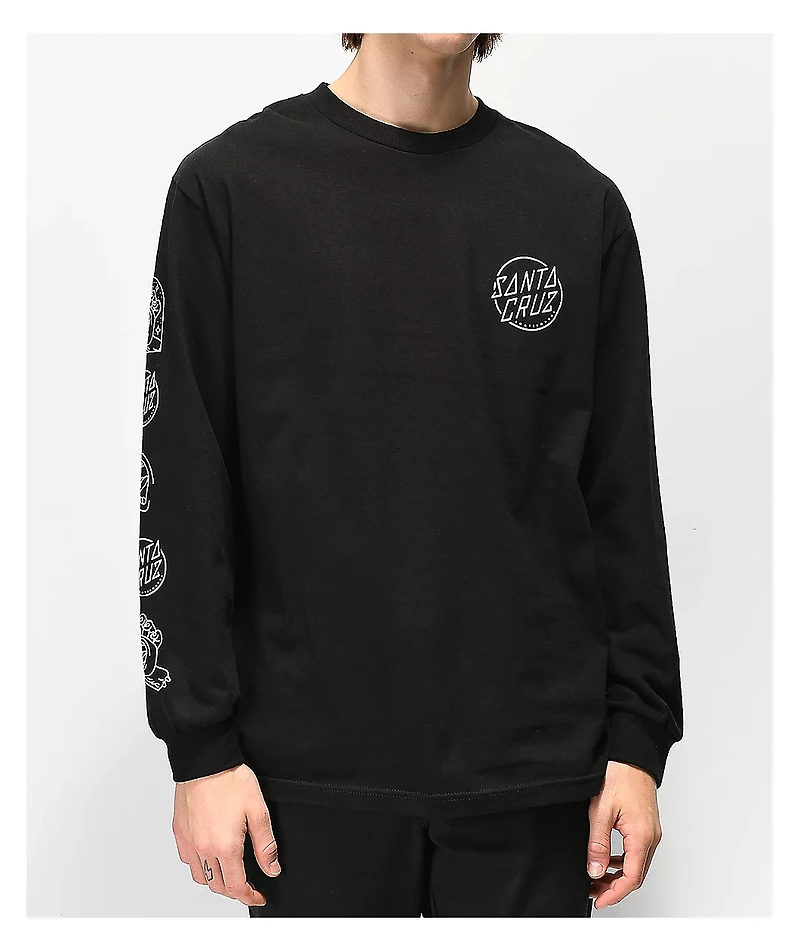 Santa Cruz Gateway Hand Black Long Sleeve T-Shirt