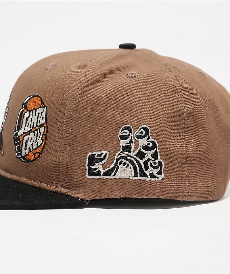 Santa Cruz Gorge Khaki Snapback Hat
