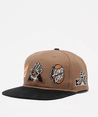 Santa Cruz Gorge Khaki Snapback Hat