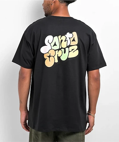 Santa Cruz Graffiti Black T-Shirt