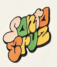 Santa Cruz Graffiti Off White Crewneck Sweatshirt