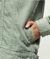 Santa Cruz Green Corduroy Sherpa Jacket