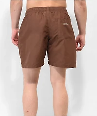 Santa Cruz Holo Hand Brown Board Shorts