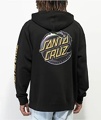 Santa Cruz Holographic Wave Dot Black Hoodie