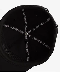 Santa Cruz Inferno Dot Black Snapback Hat