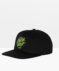 Santa Cruz Inferno Dot Black Snapback Hat