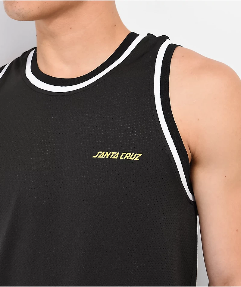 Santa Cruz Inferno Hand Black Basketball Jersey