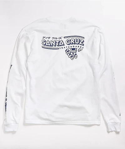Santa Cruz Inherit White Long Sleeve T-Shirt