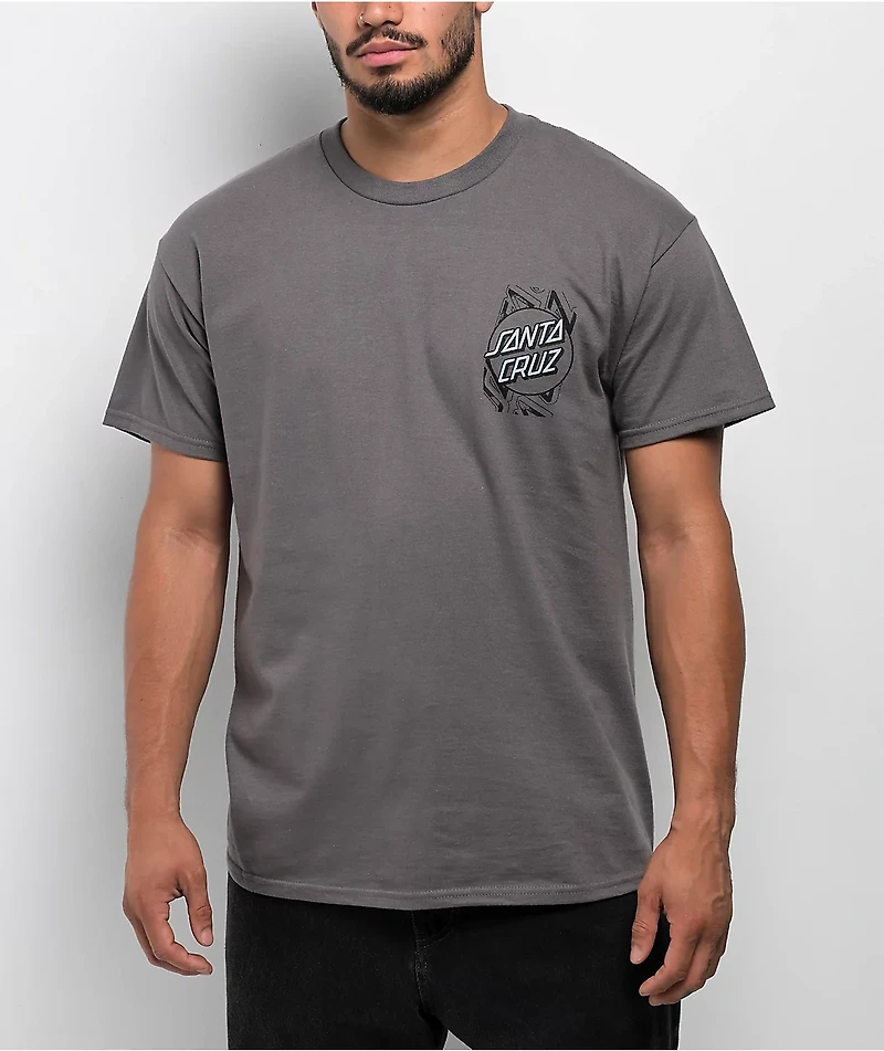 Santa Cruz Interect Charcoal T-Shirt