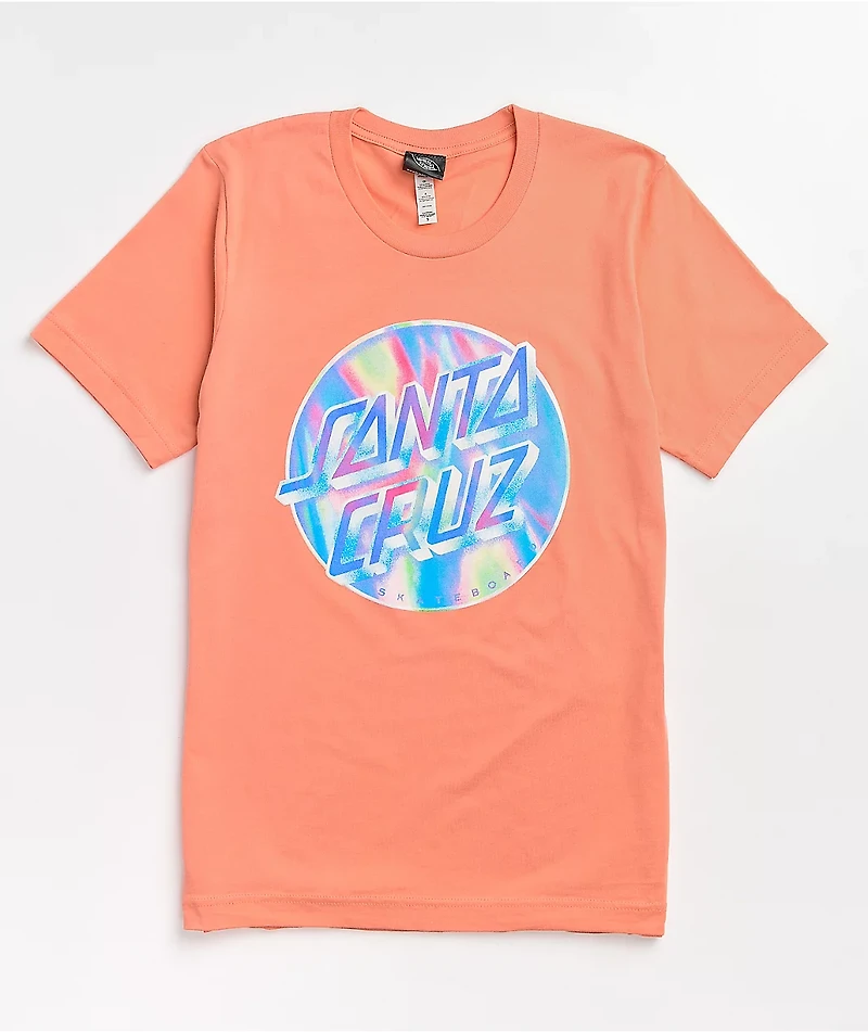 Santa Cruz Iridescent Dot Orange T-Shirt