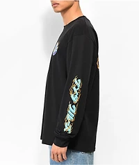 Santa Cruz Japan Inferno Dot Black Long Sleeve T-Shirt