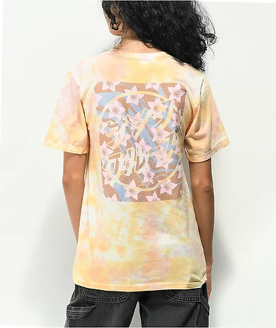 Santa Cruz Japanese Blossom Pink Tie Dye T-Shirt