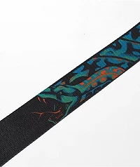 Santa Cruz Kendall Black & Blue Reversible Web Belt