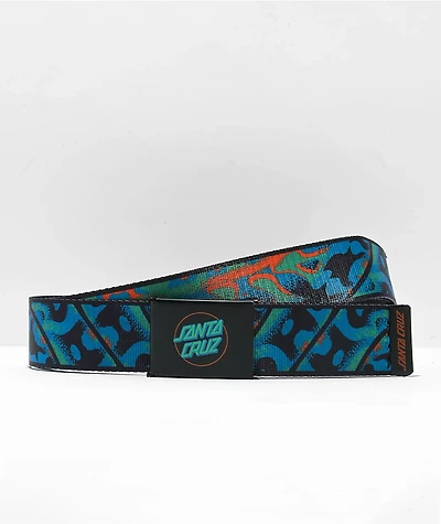 Santa Cruz Kendall Black & Blue Reversible Web Belt