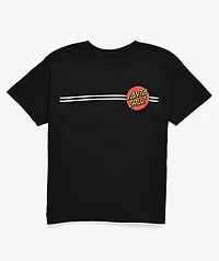Santa Cruz Kid's Classic Dot Black T-Shirt