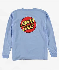 Santa Cruz Kids' Classic Dot Black Long Sleeve T-Shirt