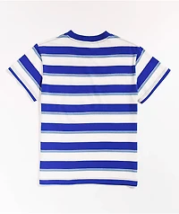 Santa Cruz Kids' Knit Blue & White Stripe T-Shirt