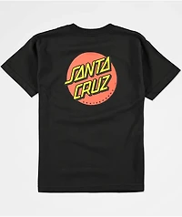 Santa Cruz Kids Classic Dot Black T-Shirt