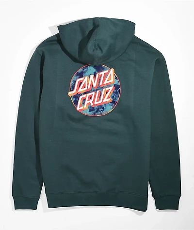Santa Cruz Kids Dot Green Hoodie