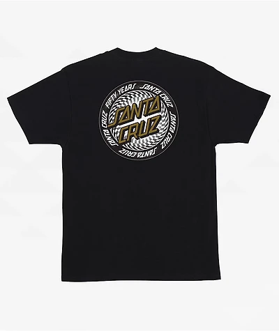 Santa Cruz Kids Infinite Ringed Black T-Shirt