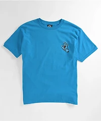 Santa Cruz Kids Screaming Hand Blue T-Shirt
