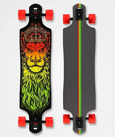 Santa Cruz Lion God Drop Through 40"  Longboard Complete