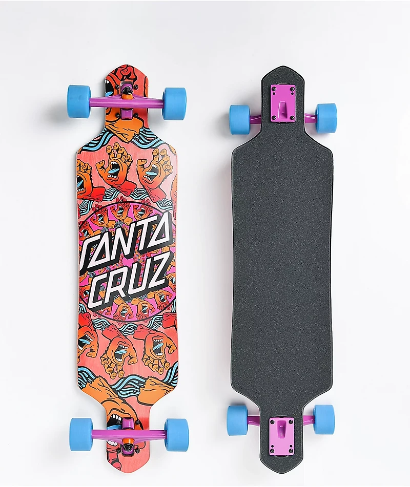 Santa Cruz Mandala Hand 36" Drop Through Longboard Complete