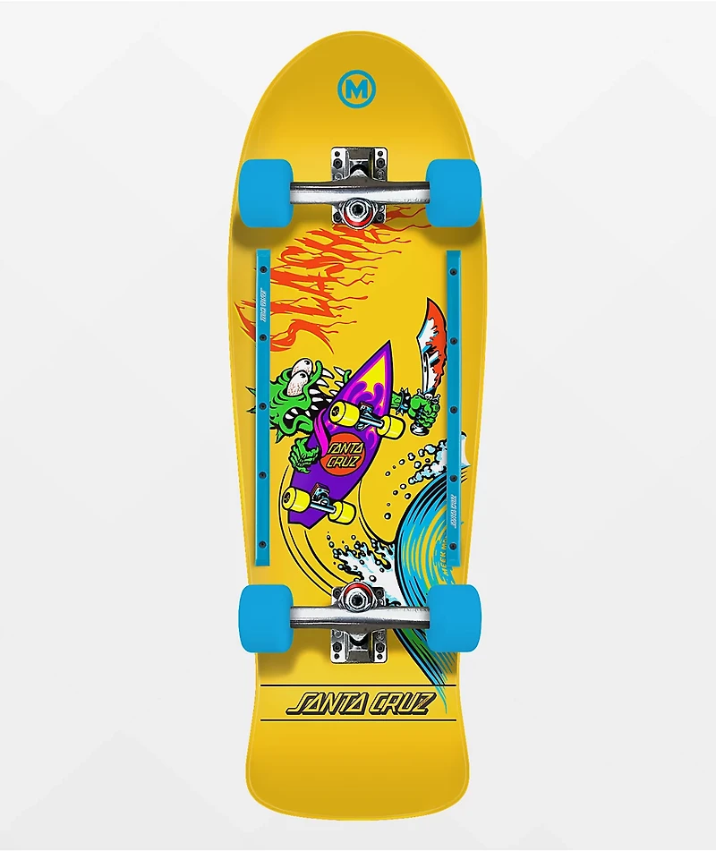 Santa Cruz Meek OG Slasher Reissue 10.1" Cruiser Skateboard Complete